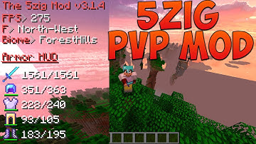 Minecraft | How to install 5zig PvP Mod and Optifine and Review (1.8.8)