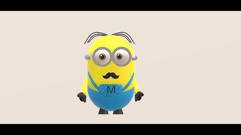 Windows 10 Paint 3D Tutorial 2 creating a minion