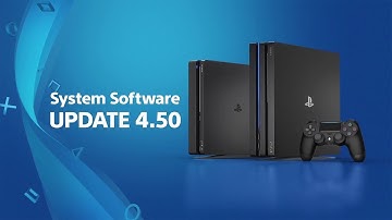PS4 - System Update 4.50 - What