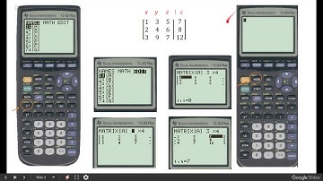 Solving Systems Using Matrices on the Calculator