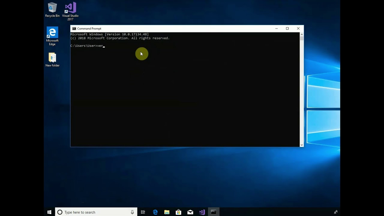 Find Windows 10 Version through Command Prompt ( CMD ) - YouTube