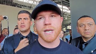 Canelo SAVAGE response to Benavidez 