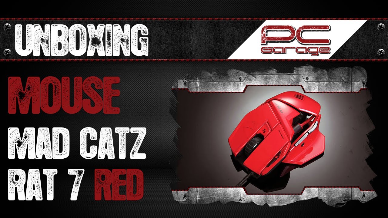 PC Garage - Unboxing Mouse gaming Cyborg-MadCatz RAT 7 ...