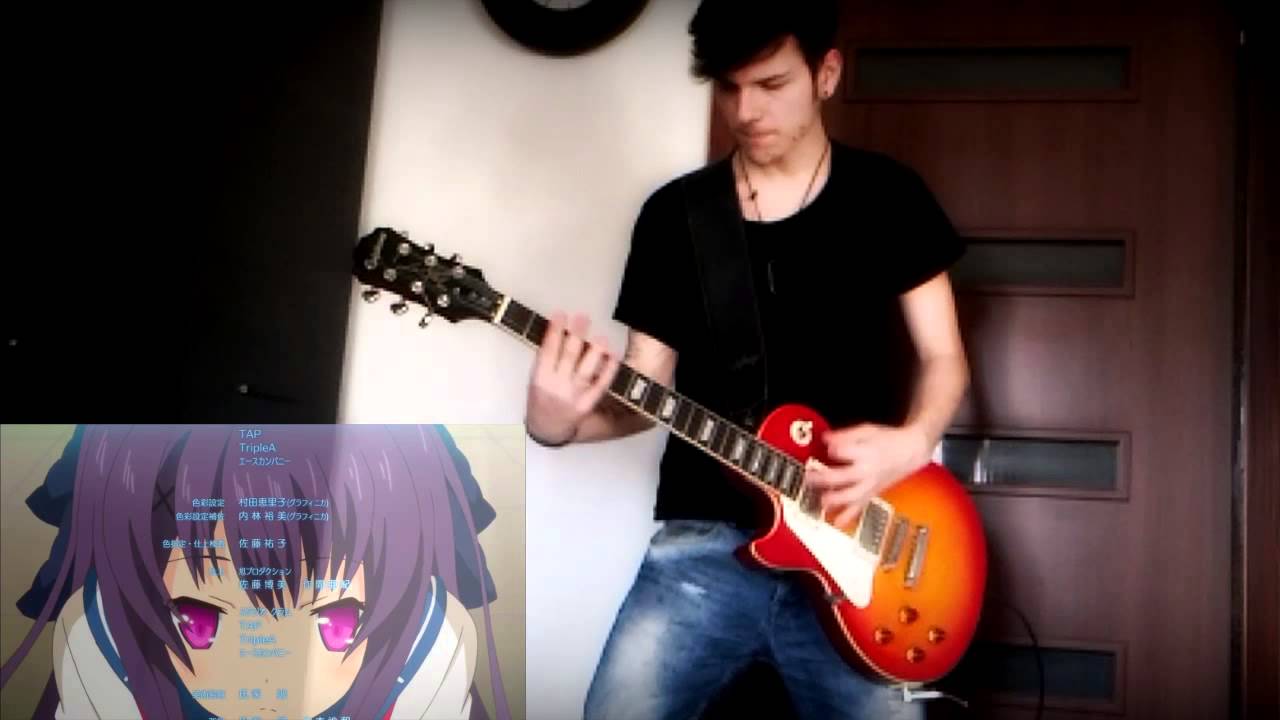 Ao no Kanata no Four Rhythm - Contrail ~Kiseki~ (OP) (TV Size) [ Guitar Cover ] 蒼の彼方のフォーリズム 
