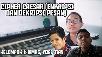 PENJELASAN CIPHER CAESAR (ENKRIPSI DAN DEKRIPSI PESAN)