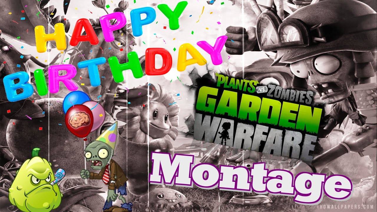 DE Version ★ Happy Birthday - 1 Jahr Plants Vs. Zombies Garden Warfare ...