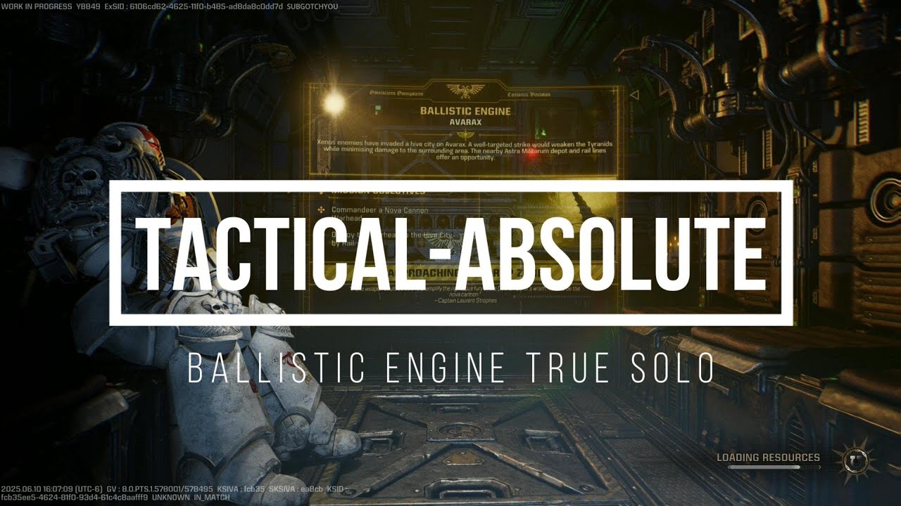 WARHAMMER 40K SPACE MARINE 2 REAL SOLO absolute gameplay with tactical on ballistic engine mission