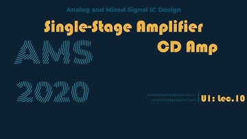 CS amplifier with source degeneration and CD amplifier