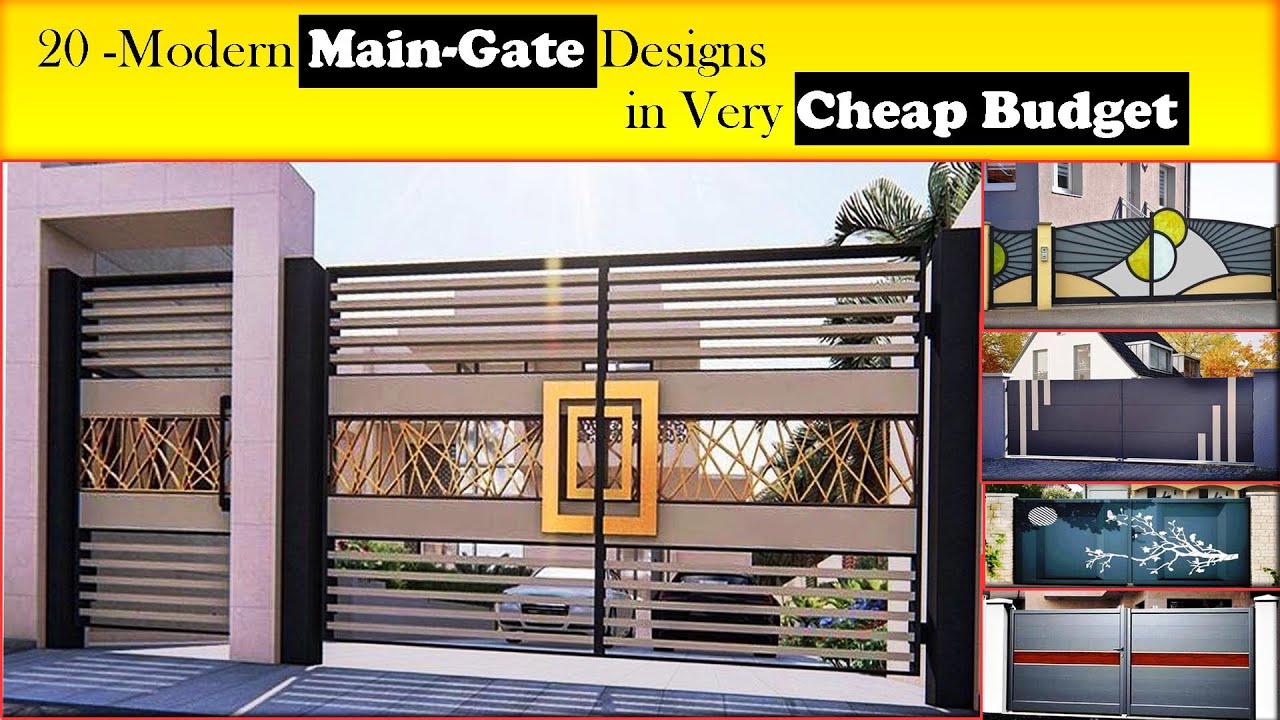 Iron main gate design for home in low budget 2021 | front gate ...