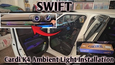 Cardi K4 Ambient Light Installation // For Swift #ambient #swiftmodified #swiftmodified #vicky