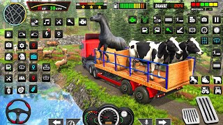 Farm Animal Transport Truck - Wild Horse Transport Truck Sim game play 2024 screenshot 2