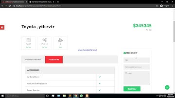 online car rental management using PHP and mysql