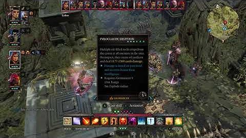 Divinity: Original Sin 2 - The power of Pyroclastic Eruption - Honour Mode