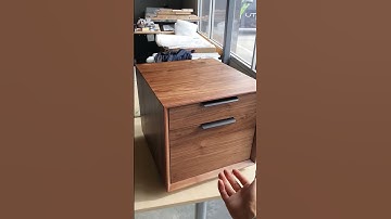A Walnut side table we made as part of a custom studio desk build. #walnut #woodworking #furniture