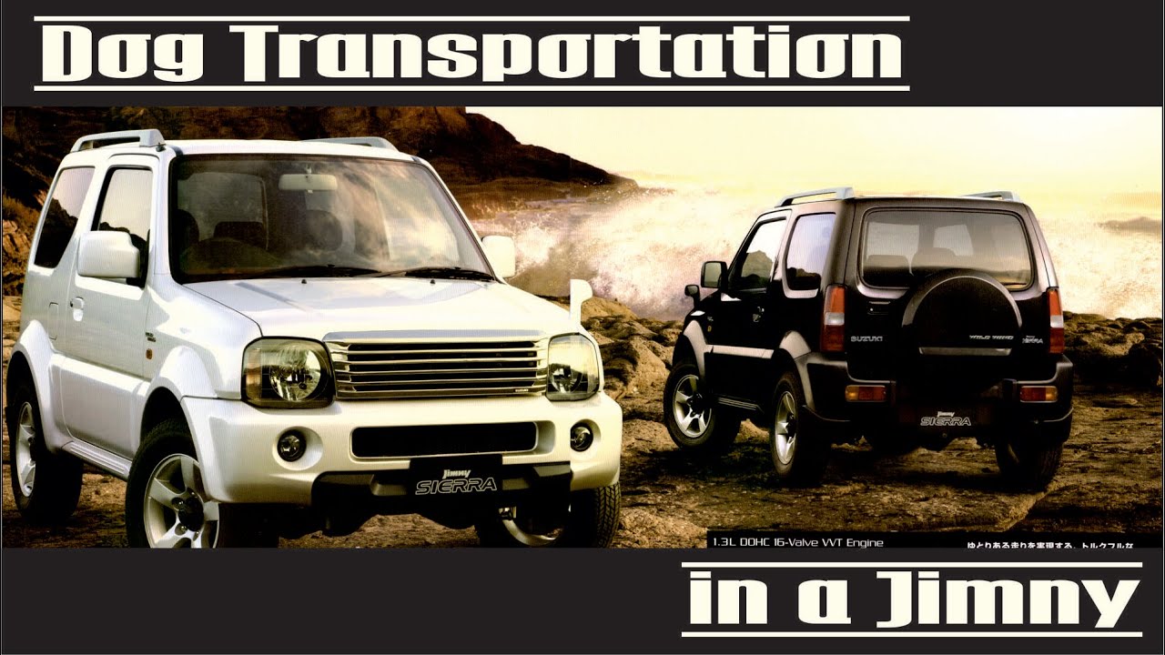 Suzuki Jimny dog carrier, modified to be a dedicated pet transporter