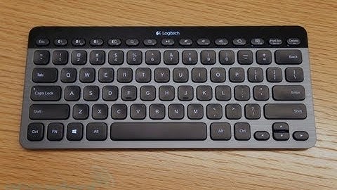 Unboxing : Logitech K810 Bluetooth illuminated Keyboard