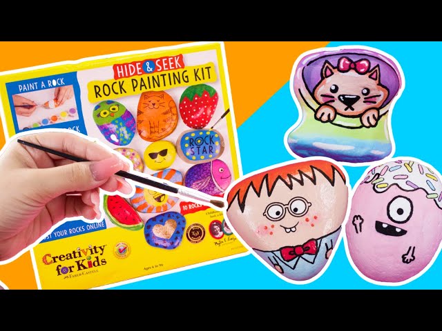 Hide and Seek Rock Painting Kit