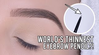 World's thinnest eyebrow pencil?! 😱 My new favorite!