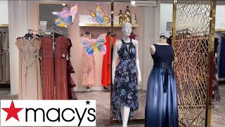 MACY’S DESIGNER DRESSES AND BLAZERS// Come Shop With Me