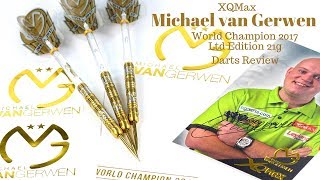 Boek scherm Voor u XQmax Michael van Gerwen World Champion 2017 Limited Edition 21g darts  review - YouTube