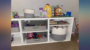 GRANNY SAYS Storage Bins, Closet Shelf Organizer Bin, Trapezoid Storage Bin Box for review