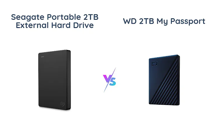 Seagate Portable vs WD My Passport for Mac - External Hard Drive Comparison
