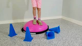 Bosu Ball Cone Pull Down