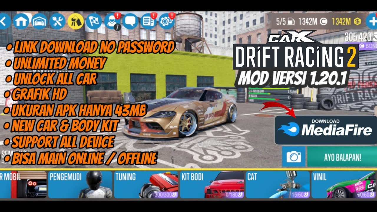 CarX Drifit Racing 2 Mod Dinheiro Infinito V 1.20.2 Atualizado 2022 