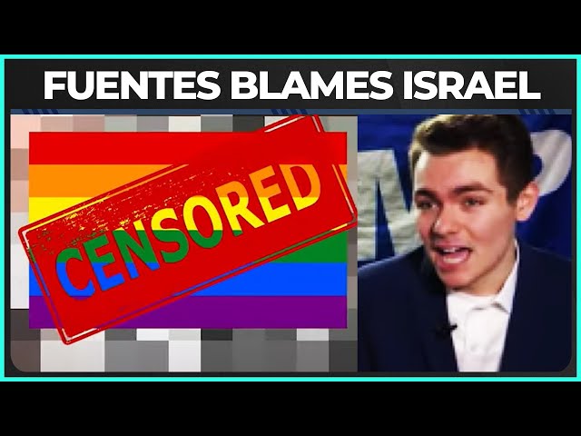 Nick Fuentes Streams Explicit Gay Porn, Blames Israel