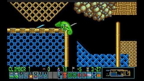 Lemmings World Tour Part 60: in which Arty enjoys lizards and waffles