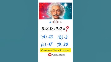 Math Challenge Solve It in 5 Seconds!🧠#MathChallenge #ViralShorts #TrendingQuiz #Shorts #MathPuzzle