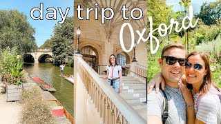 OXFORD DAY TRIP VLOG | Christ Church, New College, Botanic Gardens, Covered Market & Atomic Burger!