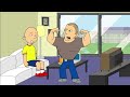 Childish Dad Forces Caillou To Watch Barney Friends Grounded 