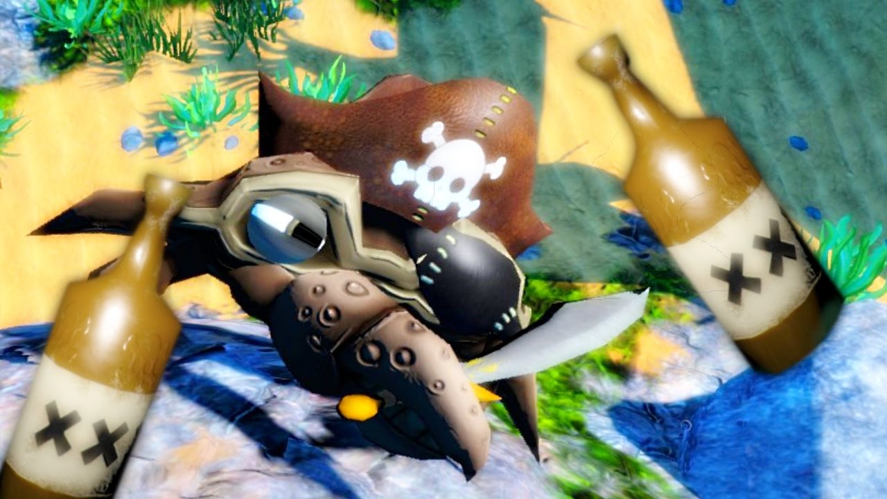 Feed and Grow Fish - NEW GIANT PIRATE CRAB SHANKS KING CRAB & DRINKS BOOZE + MANTIS SHRIMP Gameplay