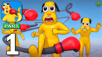Annoying Uncle Punch Game - Gameplay Walkthrough Part 1 - Ragdoll Break Punch (Android, iOS)