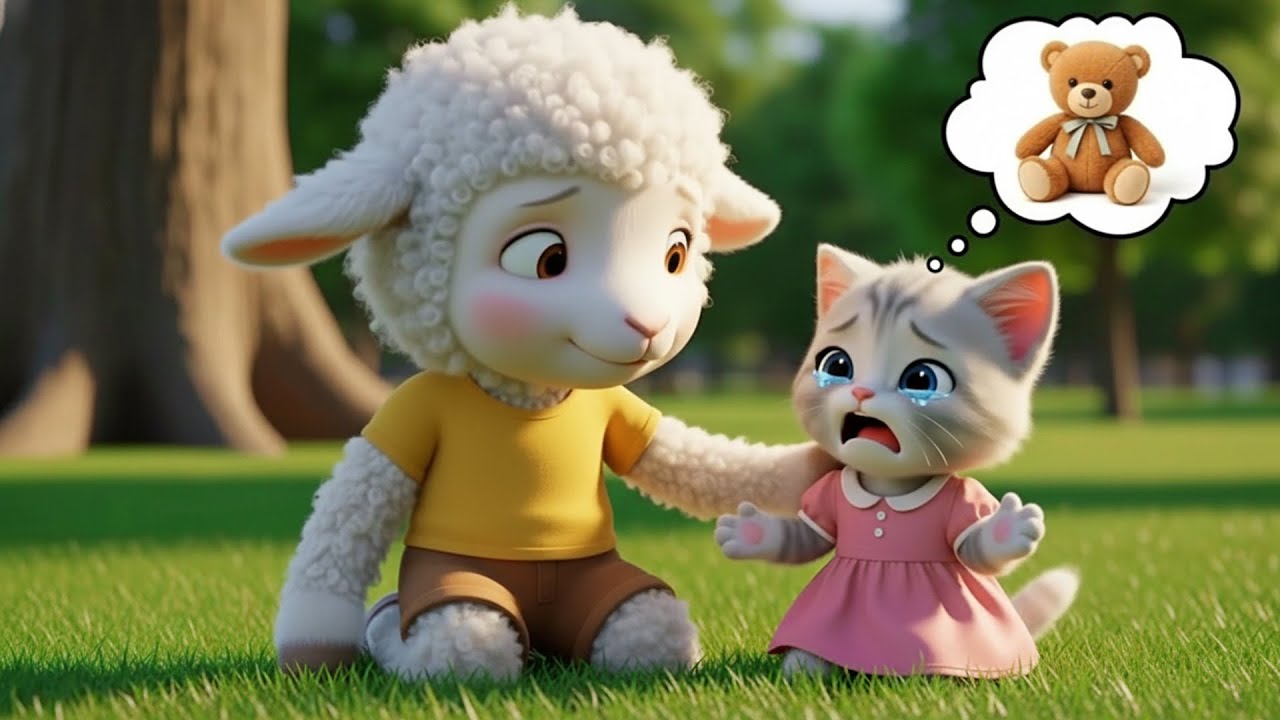 Hành Trình Cảm Động: Cừu Con Tìm Lại Đồ Chơi Yêu Thích Cho Mèo Con 🐑🐱✨ | Cute Story Video