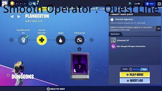 Fortnite Save the World.  Smooth Operator Quest Line