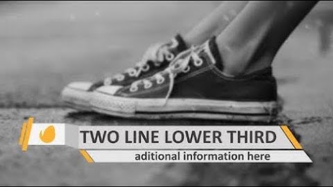 Learn How to make animated LOWER THIRDS titles in Adobe Premiere Pro (CC 2017 Tutorial)