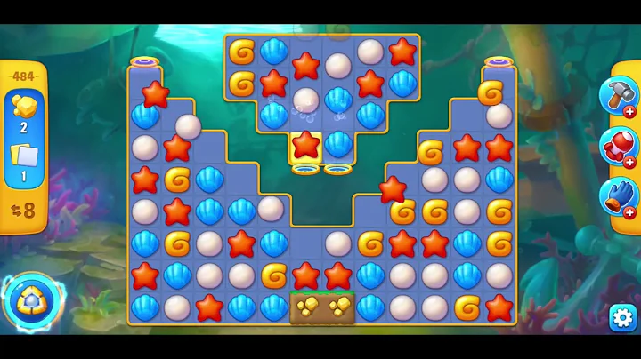 Fishdom - Level 484 - How to complete