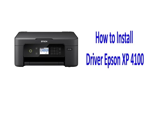 How to Install Driver Epson XP 4100 - YouTube