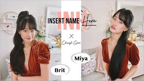 Ariana Grande Style Ponytail ft. INSERT NAME HERE (INH) | Cheryl Goer