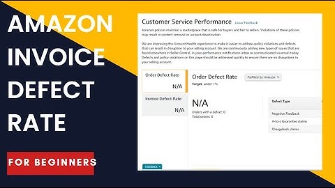 What is Amazon Invoice Defect Rate ? | Amazon Seller Central | For Beginners , amazon fba