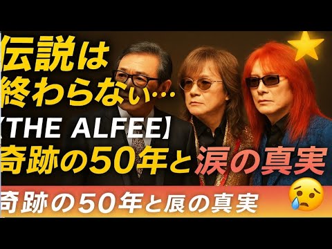 伝説は終わらない THE ALFEE 奇跡の50年と涙の真実 全世代が感動した軌跡とは