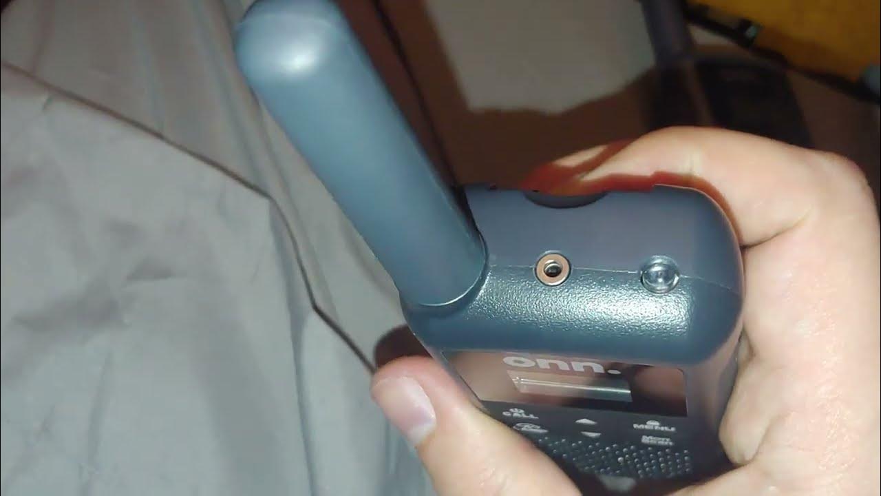 Onn Walkie Talkies total up to 16 mile range - YouTube