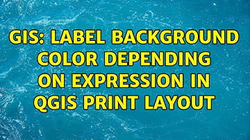 GIS: Label background color depending on expression in QGIS print layout