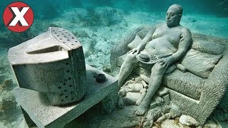 TOP 07 COISAS MISTERIOSAS ACHADAS DEBAIXO D'ÁGUA l Almanaque x