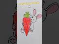 easy draw rabbit🐰✨ #ytviral #drawing #shortsfeed #art #ytshort #painting #trending #shorts