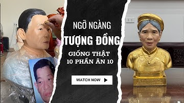 Tham Quan Xưởng Dát Vàng & Vẽ Phấn Diện Tượng Truyền Thần | Nghệ Thuật Đồng Việt Tinh Xảo