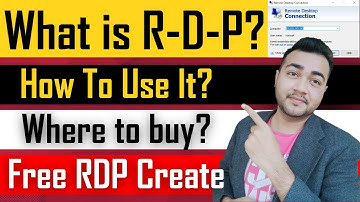 RDP Details A to Z | What is RDP | How to Use RDP | RDP Creation