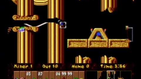 Alternate Way of Beating Lemmings Tricky Level - Cascade